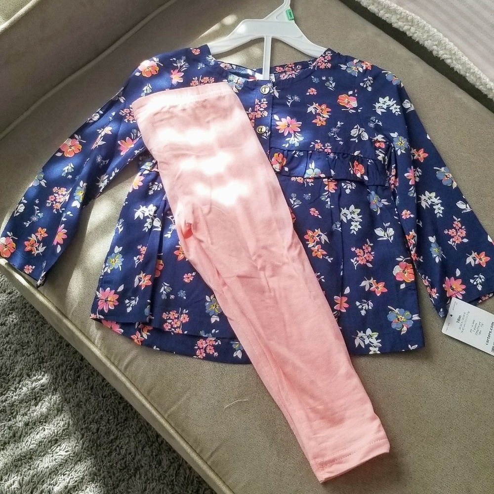 Nwt 18- carters matching outfit